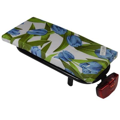 Bagagedragerkussen Cushie Tulips Blue