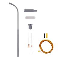 Viessmann Modelltechnik H0 Straatlantaarn Enkel Bouwpakket 6722 1 stuk(s) - thumbnail