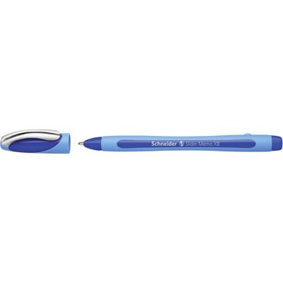 Schneider balpen Slider Memo, extra breed, blauw Schneider balpen Slider Memo, extra breed, blauw