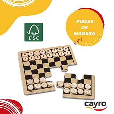 Schaakspel Cayro Hout