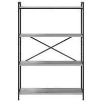 Boekenkast Grijs sonoma 80 x 30 x 118 cm Bewerkt hout - thumbnail