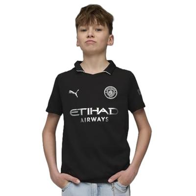 Manchester City Uit Shirt Junior 2025/2026 - Maat 128 - Kleur: Zwart | Soccerfanshop