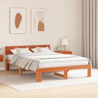 Bedframe Wasbruin 160 x 200 cm Massief grenenhout - thumbnail
