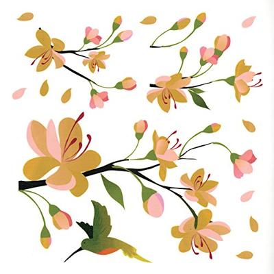 Muurstickers Yellow Branch