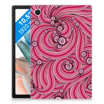 Samsung Galaxy Tab A8 2021/2022 Tablethoes Swirl Pink Samsung Galaxy Tab A8 2021/2022 Tablethoes Swirl Pink