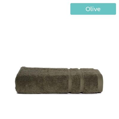 The One Handdoek Ultra Deluxe 70 x 140 cm 675 gr Olive Green