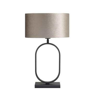 Highlight Design tafellampVerona zwart ovaal - T1290.01 + O4442.20