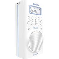 Sangean H205 Badradio DAB+, VHF (FM) Bluetooth Waterdicht Wit - thumbnail