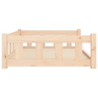 VidaXL Hondenmand 105,5x75,5x28 cm massief grenenhout - thumbnail