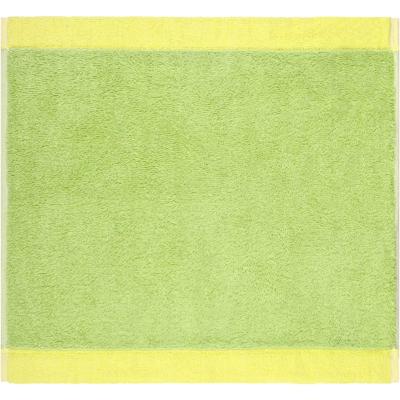 Cawö Cawo Lifestyle Splash Doubleface 7071 Gezichtsdoekje 30x30 pistazie/lemon