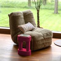 Dutchbone Verstelbare Fauteuil 'Hamilton' Chenille, kleur Bruin - thumbnail