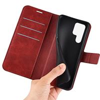 Lunso - Samsung Galaxy S23 Ultra - cover bookcase hoes - Rood - thumbnail
