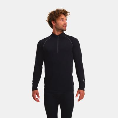 Zip-Neck Thermo Longsleeve Heren | Zwart | XXL Zip-Neck Thermo Longsleeve Heren | Zwart | XXL