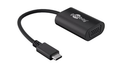 Goobay USB-C naar HDMI kabel - 3840*2160p @ 60Hz & 3D - USB-C adapterkabel - 0,2 meter
