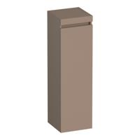 Brauer Joy - Hoge Kast - 120 cm - 1 Deur - Greeploos - Linksdraaiend - Mat Mokka - thumbnail