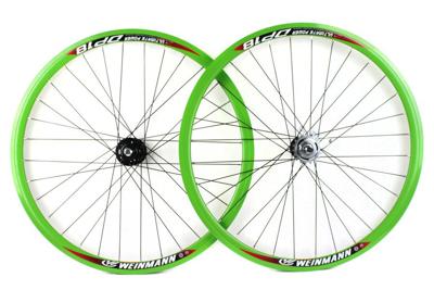 Weinmann DP18 Wielset met terugtraprem - Groen Weinmann DP18 Wielset met terugtraprem - Groen