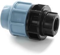 Schroefbus voor PE/tyleen - 25mm x 3/4 binnendraad - 16 bar - thumbnail