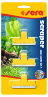 Sera Scraper Edelstaal Vervangende Mesjes - 3 Stuks voor XL/XXL Aquaria, Reinigingskracht - thumbnail