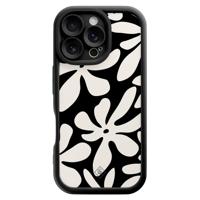 iPhone 16 Pro zwarte case - Noir bloom - thumbnail