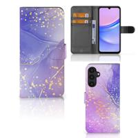 Hoesje voor Samsung Galaxy A15 Watercolor Paars - thumbnail