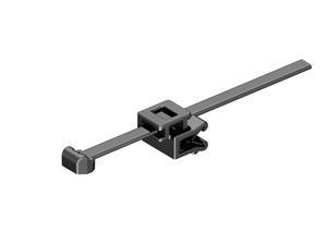 HellermannTyton 156-00661 T50ROSEC5A-PA66W_D1 Kabelbinder 200 mm 4.60 mm Zwart Kabelbundeling dwarsmontage, Kabelbundeling zijmontage 1 stuk(s)