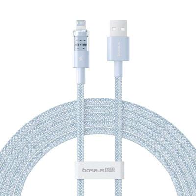 Baseus Gem USB naar IP 2.4A snellaadkabel 2 m Blauw