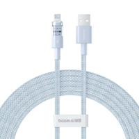 Baseus Gem USB naar IP 2.4A snellaadkabel 2 m Blauw - thumbnail