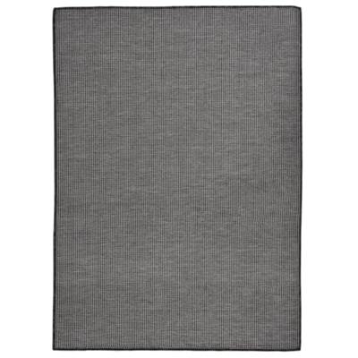 Buitenkleed platgeweven 200x280 cm grijs