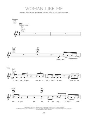 Hal Leonard Adele 30 songboek voor ukelele