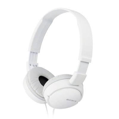 Sony Mdr-Zx110/Wc(Ae) Opvouwbare Instapkoptelefoon Met Uitstekend Geluid (30 Mm Driver), Wit