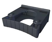 Toolflex steelklem zwart dia 30/40 mm (2st) - thumbnail