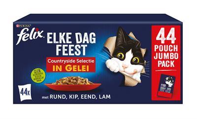 FELIX® Elke Dag Feest Countryside Selectie Kattenvoer 44x85g bij Jumbo