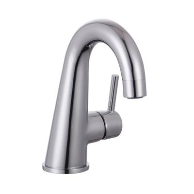 PISA ééngreepsmengkraan wastafel, chroom met hoge uitloop keramische schijven geluidsarme, verwisselbare 25 mm cartouche hoogwaardige mousseur CASCADE® SLC flexibele metalen aansluitslangen