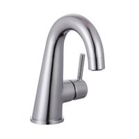 PISA ééngreepsmengkraan wastafel, chroom met hoge uitloop keramische schijven geluidsarme, verwisselbare 25 mm cartouche hoogwaardige mousseur CASCADE® SLC flexibele metalen aansluitslangen - thumbnail