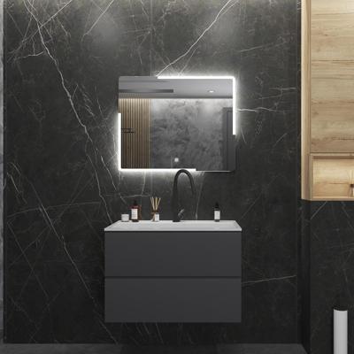 Badkamerspiegel BWS Liteem 90x70 cm Met LED Badkamerspiegel BWS Liteem 90x70 cm Met LED