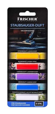 Geurstof voor stofzuiger mix 5 geuren Frischer 5 stuks