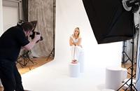 Manfrotto LL LA8015 Witte verwijderbare/wasbare hoezen voor 8014 poseerpoefs - thumbnail