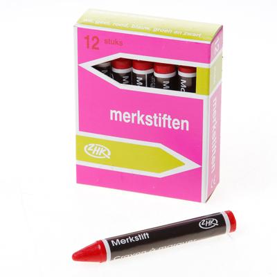 Merkkrijt rood(12)