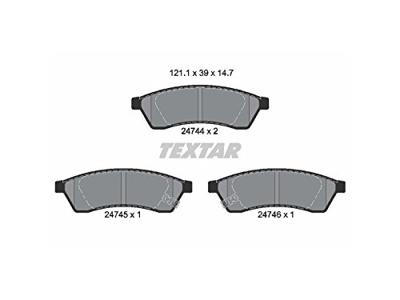 Remblokkenset, schijfrem 2474401