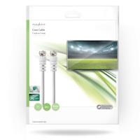 Satelliet- en Antennekabel | F Male - F Male | 20 m | Wit - thumbnail