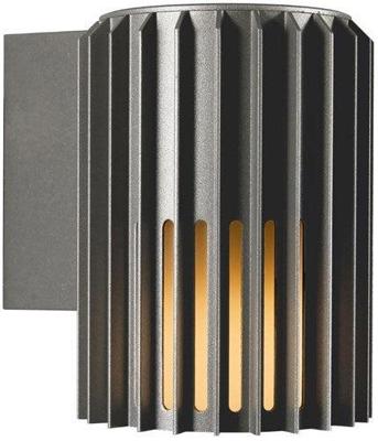 Enzo Nordlux wandlamp aludra rond e27 zilver antraciet ip54 - 4800941 Enzo Nordlux wandlamp aludra rond e27 zilver antraciet ip54 - 4800941