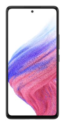 Samsung Galaxy A53 5G Smartphone Android Display Infinity-O FHD+ Super AMOLED 6,5 inch-scherm, 6 GB RAM en 128 GB uitbreidbaar intern geheugen, batterij 5.000 mAh, zwart (Awesome Black) [Italiaanse versie].