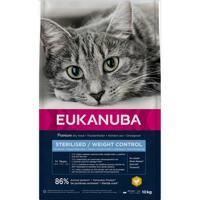 Eukanuba Adult Sterilised/Weight Control kip kattenvoer 10 kg - thumbnail