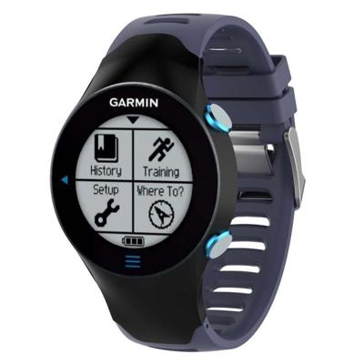 Smart Watch silicone polsband horlogeband voor Garmin Forerunner 610 (paars)