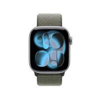 Apple Watch Band - Geweven sportbandje - 42 mm - Bosgroen - Eén maat voor de meeste polsen - thumbnail