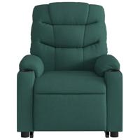 Sta-op-stoel elektrisch stof donkergroen - thumbnail