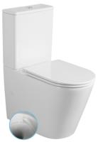 BWS AVI duoblok Rimless Glans wit Tornado Spoeling incl zitting PK (AO optioneel) - thumbnail