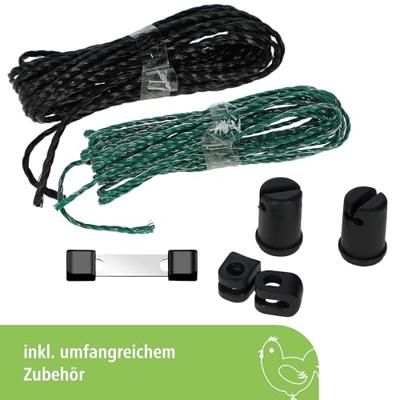 KERBL Net voor kippen 50 m - 106 cm - dubbelpuntig - groen - niet elektrisch