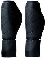 Simson handvatten ergonomics zwart-antraciet - ergonomische peddelvorm, optimale drukverdeling, extra steun, geschikt voor fietsen met/ zonder gripshift versnelling # #handvatten #ergonomics #zwart-antraciet - thumbnail