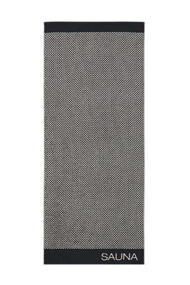Cawö Cawö Saunahanddoek 6220 Natur Schwarz 80x200